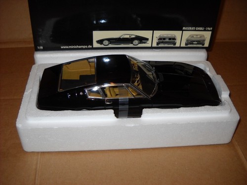 1/18 MINICHAMPS MASERATI GHIBLI IN BLACK BRAND NEW SOLD OUT MEGA RARE - Picture 9 of 16