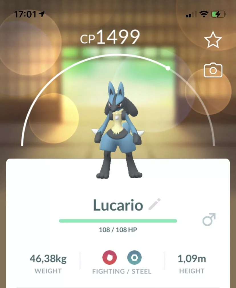 Encountering shiny lucario in New York Global Go Fest #PokemonGo #cmil