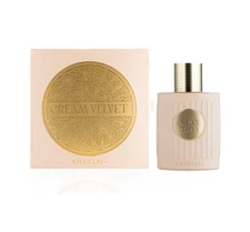 Khadlaj Cream Velvet for Unisex Eau de Parfum Spray, 3.4 Ounce