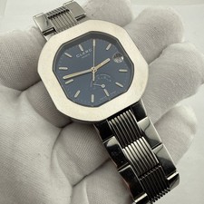 Clerc Geneve Icon Series Power Reserve Blue Dial Automatic Men's Watch 35mm
