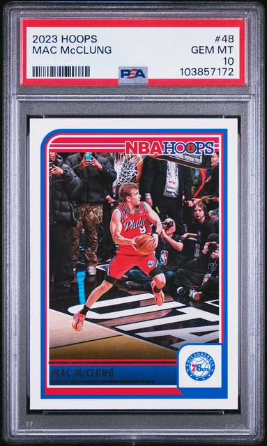 2023 PANINI NBA HOOPS #48 MAC MCCLUNG PSA 10