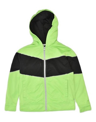 STARTER Jungen Zip Hoodie Pullover 7-8 Jahre Medium grün Colourblock Sport sehr guter Zustand 59