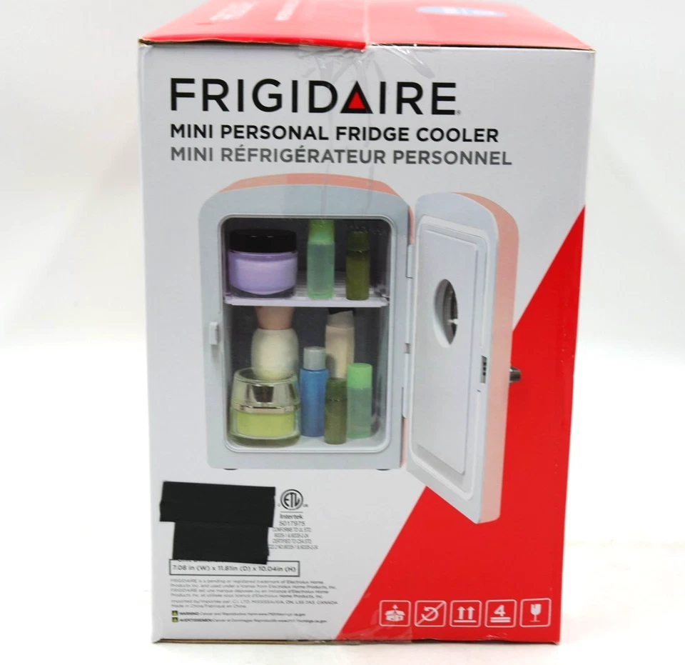 Frigidaire Mini Personal Fridge-Cooler , 5L Holds , 9 Cans or Skincare Products. - Image 2 of 3