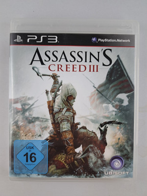 PS3 Assassins Creed III Sony Playstation PS 3 mit Anleitung