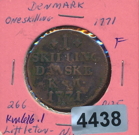 1 Skilling 1771 Denmark for sale | eBay