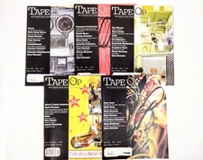 TAPE OP: Creative Music Recording Magazine - Five (5) Issues from 2015-2017