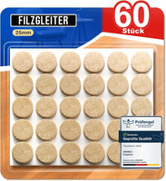 Filzgleiter 60 StüCk Selbstklebend MöBel StüHle Bodenschutz Parkett