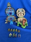 Vintage Teenage Mutant Ninja Turtles Playmate Mini Mutants Castle Playset Lot