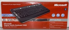 Microsoft Digital Media Keyboard 3000 Wired Model 1343 Brand New