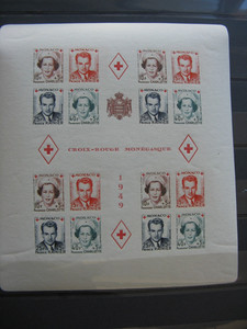 MONACO neufs  bloc-feuillet n° 3A  (1949)