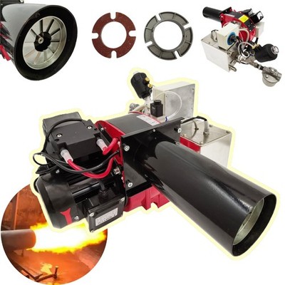 220V Waste Oil Burner 1PH Air Atomizing Heavy Oil Burner 10500Kcal/Nm³ 58-116KW