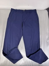 Redvanly Men's XL Golf Pants Dark Blue, Stretch