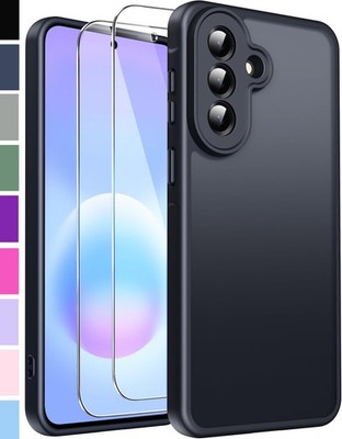 Matt Hülle + Displayglas für Samsung Galaxy A57 A37 A27 A17 Kameraschutz Case
