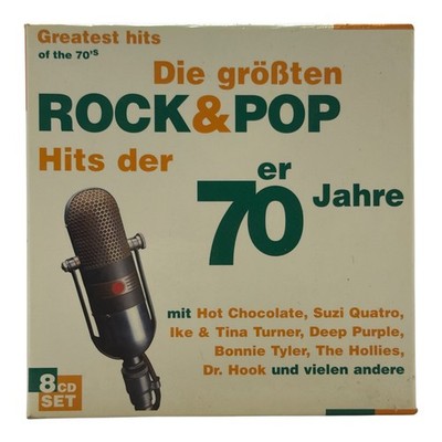 Die groessten Rock und Pop Hits der 70er Jahre 8 CD Set Disky Box