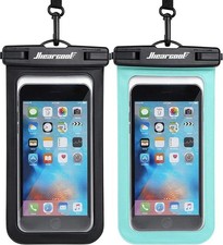 Waterproof Phone Pouch, IPX8 1 Black  1 Green