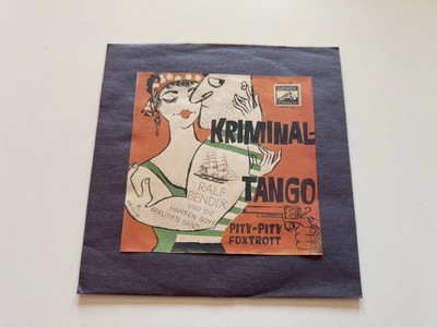 Ralf Bendix / Kriminal Tango / 7 Vinyl / Schlagersingles 50s/60s / Electrola