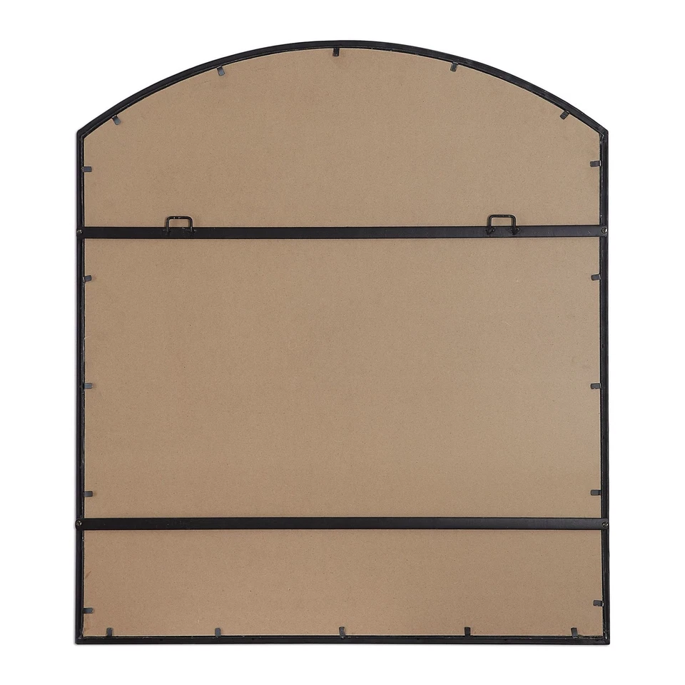 Uttermost 09484 Lyda 33-7/8" W x 39-5/8" H Arched Framed Bathroom - Rustic Aged - Image 3 of 4