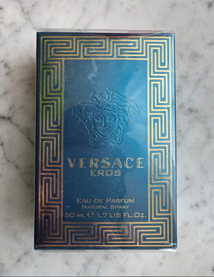 VERSACE Eros Eau De Parfum Natural Spray 50ml NEU, OVP