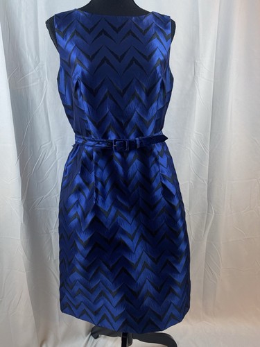 Vintage Classic Anne Klein Fit N Flare Dress With Belt Size 6 - Picture 4 of 17