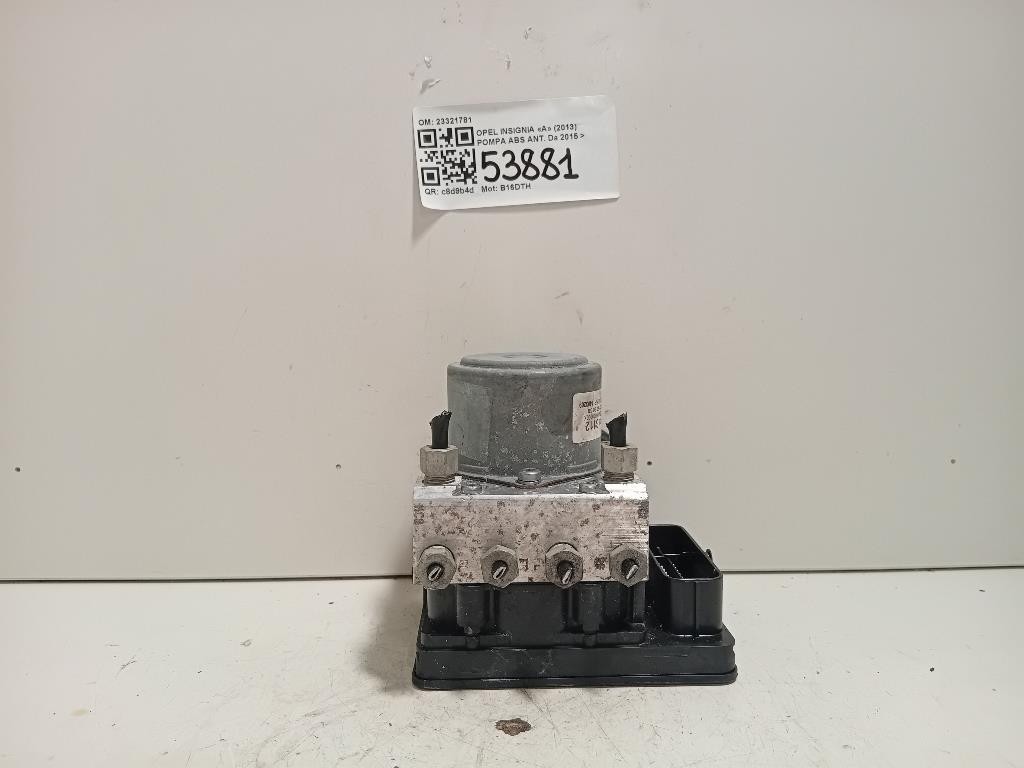 CENTRALINA ABS PER OPEL Insignia Berlina 23321781 B16DTH diesel 1598 (08>17)