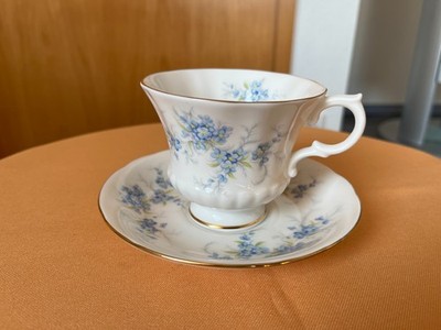 Royal Standard, Made in England, Bone China, Untertasse + Tasse, Blumen