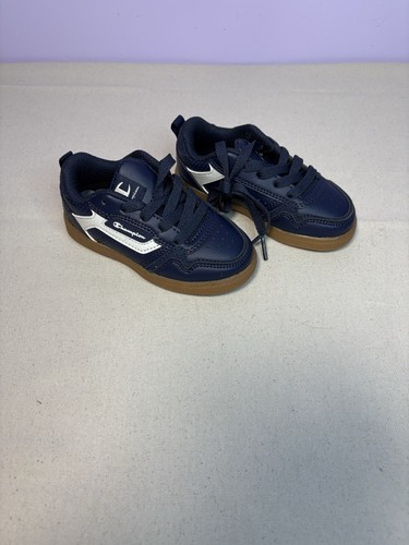 Champion Super C Classic Court Low Navy/White Youth Shoes NWOB Size 7T