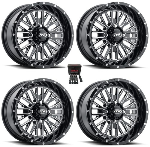ITP Momentum 15" Wheels Milled 15" Polaris RZR 1000 XP (4) - Picture 1 of 3