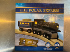 Juego de tren de 2 vagones The Polar Express edición coleccionista - por Masterpieces Inc.