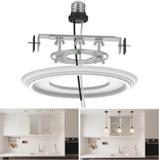 6-Inch Recessed Can Light Conversion Kit for Pendant Light or Ceiling Fan, Ceili