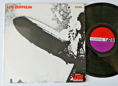 Led Zeppelin    I (LP plum/red Label D 1969 grey on top spine SD8216) RAR