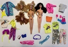Vintage 1980s Mattel Barbie and the Rockers Lot Dolls Clothes Accessories & Head
