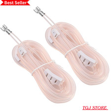 2 Pack 300 Ohm Fm Antenna T Shape Dipole Radio Ant With Spade Terminal For Indo