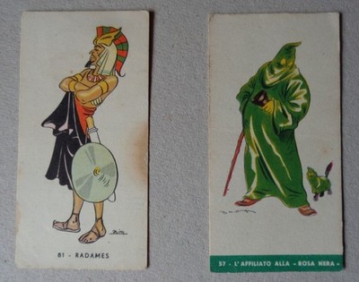 PERUGINA BUITONI 4 MUSKETEERS 81 RADAMAS 57 BLACK ROSE AFFILIATED FIGURE