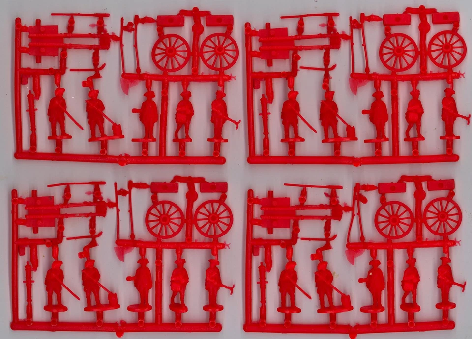 HaT Miniatures 1/72 AMERICAN WAR OF INDEPENDENCE BRITISH ARTILLERY Figure Set - Image 2 of 3