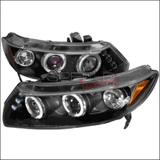 Spec-D Tuning 2LHP-CV062JM-TM Halo LED Projector Headlights for 06 to 11 Hond...