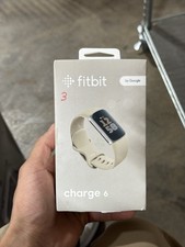 Fitbit Charge 6 GPS Fitness Tracker Heart Rate Porcelain Silver