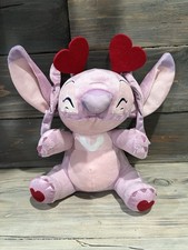 Just Play Disney Lilo  Stitch Valentine Plush Angel Stuffed Animal Toy 10  