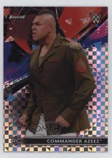 2021 Topps Finest WWE X-Fractor Dabba-Kato Commander Azeez #50 02l5