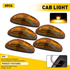5x Cab Roof Marker Light Amber Led For Dodge Ram 1500 2500 3500 4500 5500 03-18