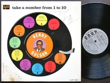 SIGNED by BENNY GOLSON Take A Number From 1 To 10 LP ARGO LP 681 US 1961 DG MONO