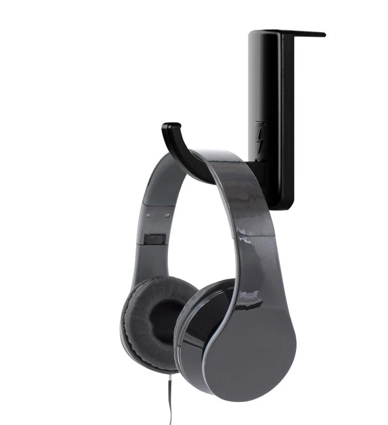 Robusto Supporto A Clip Per Cuffie Da Scrivania – Gancio In Metallo, Punta Flessibile, Per Superfici Fino A 50 Mm - 3