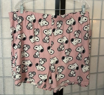 Snoopy NWT Super Soft Comfy Pajama/Sleep Shorts Peanuts From Kohl s