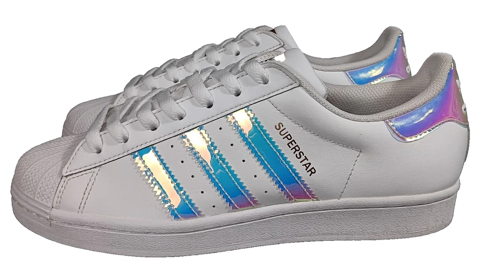Adidas Mujer Superstar Blanco Iridiscente 2020 Mujer FX7565 Talla 8.5 Foto 2 de 4
