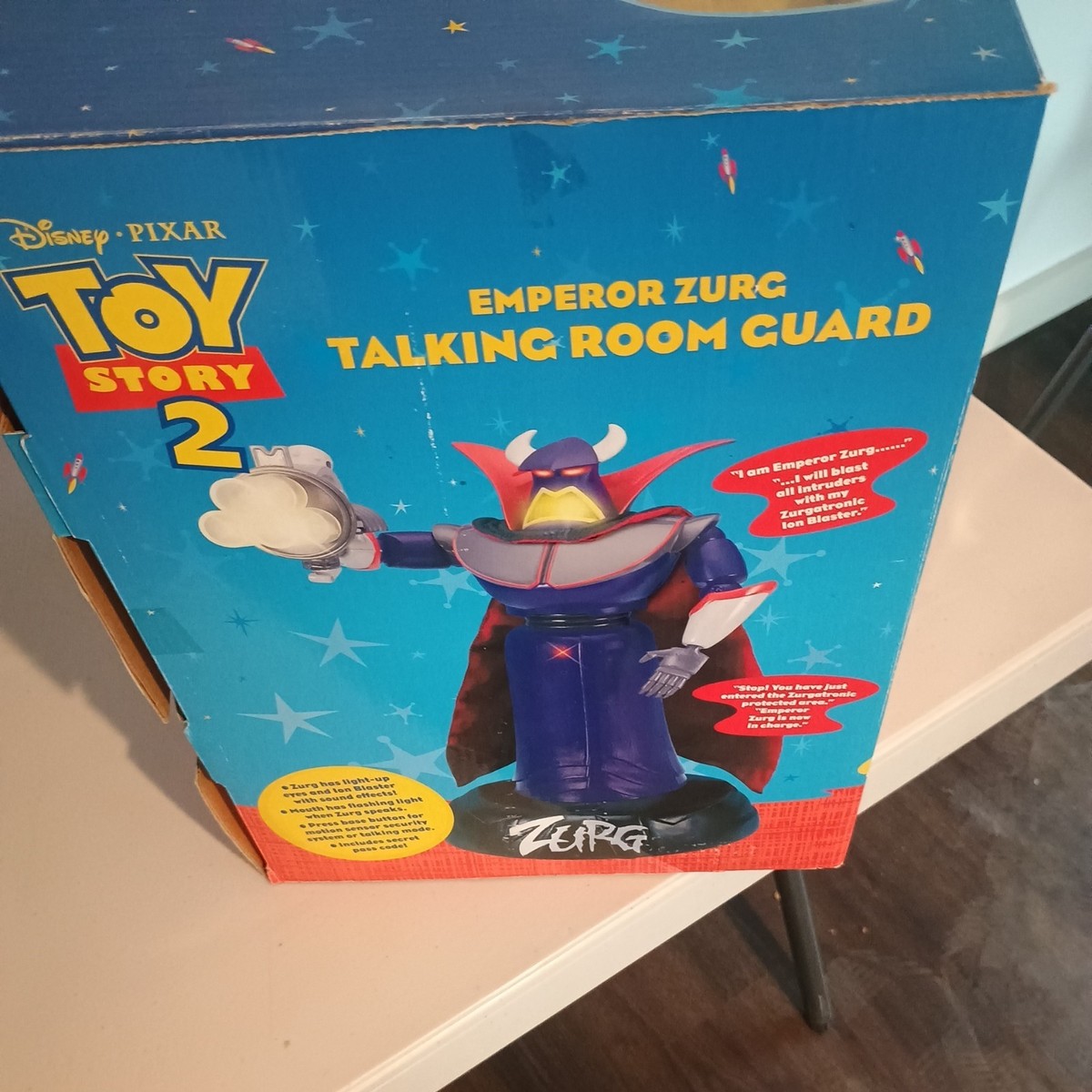 Thinkway Toys Disney Pixar Toy Story 2 Emperor Zurg Talking Room