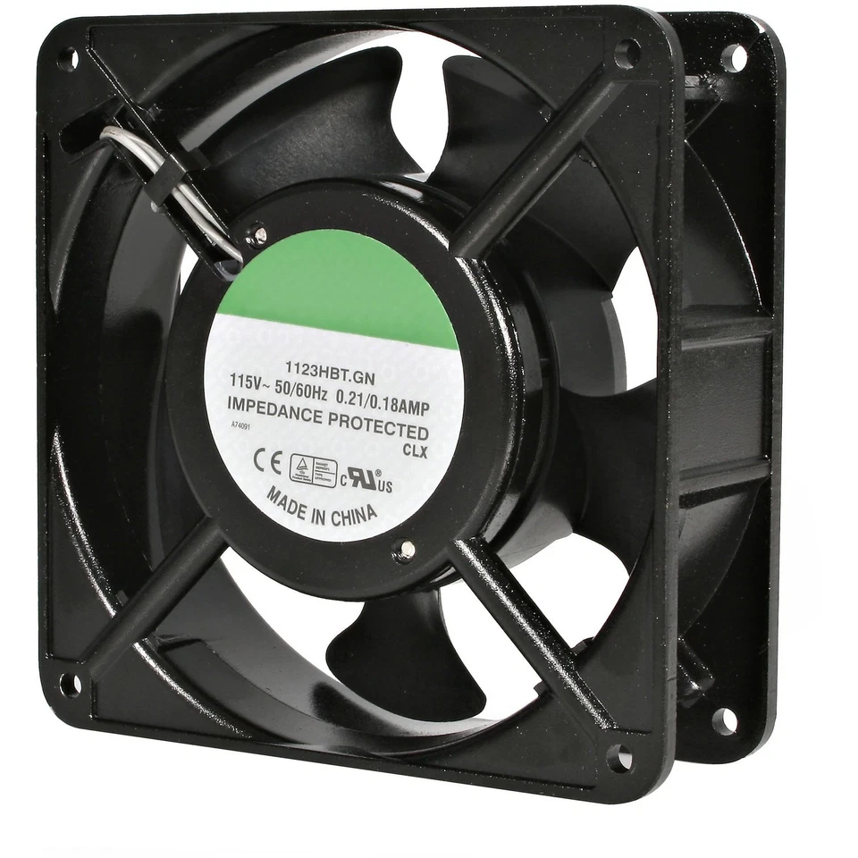 Star Tech 120mm Axial Rack Muffin Fan for Server Cabinet - 115V - AC Cooling - - Image 2 of 4