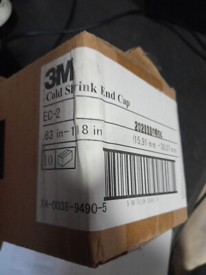5 x 3M Kaltschrumpfendkappe EC-2 Einsatzbereich 0,63 -1,18 Zoll (15,91 - 30,07 mm)