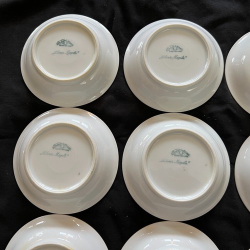 Epiag Royal Czechoslovakia Silver Maple 5-1/4" Berry Bowls Set Of 12 - Picture 8 of 12