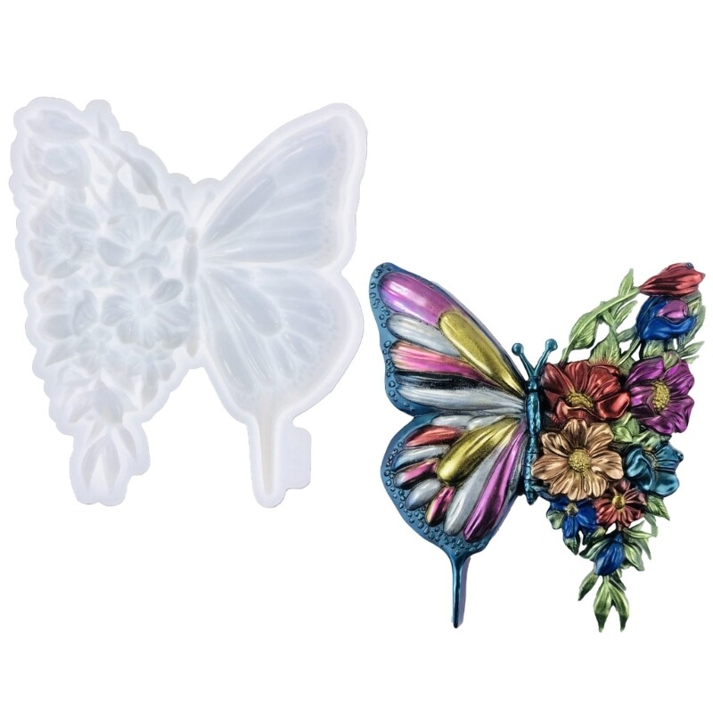 Silicone Mold for Home Decors 3D Butterfly Resin Wall Decorations Creating Mold