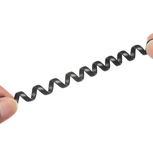 Spiral Cable Copper Telephone Cord Connector Wire Handset Line Phone Curve - Zdjęcie 8 z 14