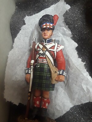 King & Country NA36 - Highlander Blackwatch 42nd, Figurine 60mm, Retirée, Boîte
